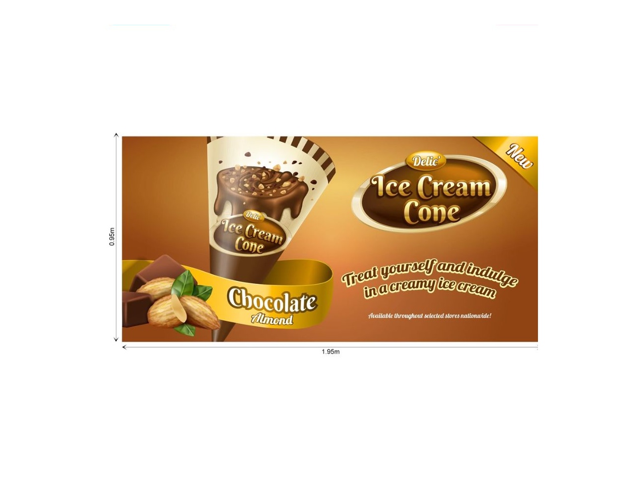 Ovation Sublimated A-Frame Fabric Skin 2m X 1m (Excludes Hardware)